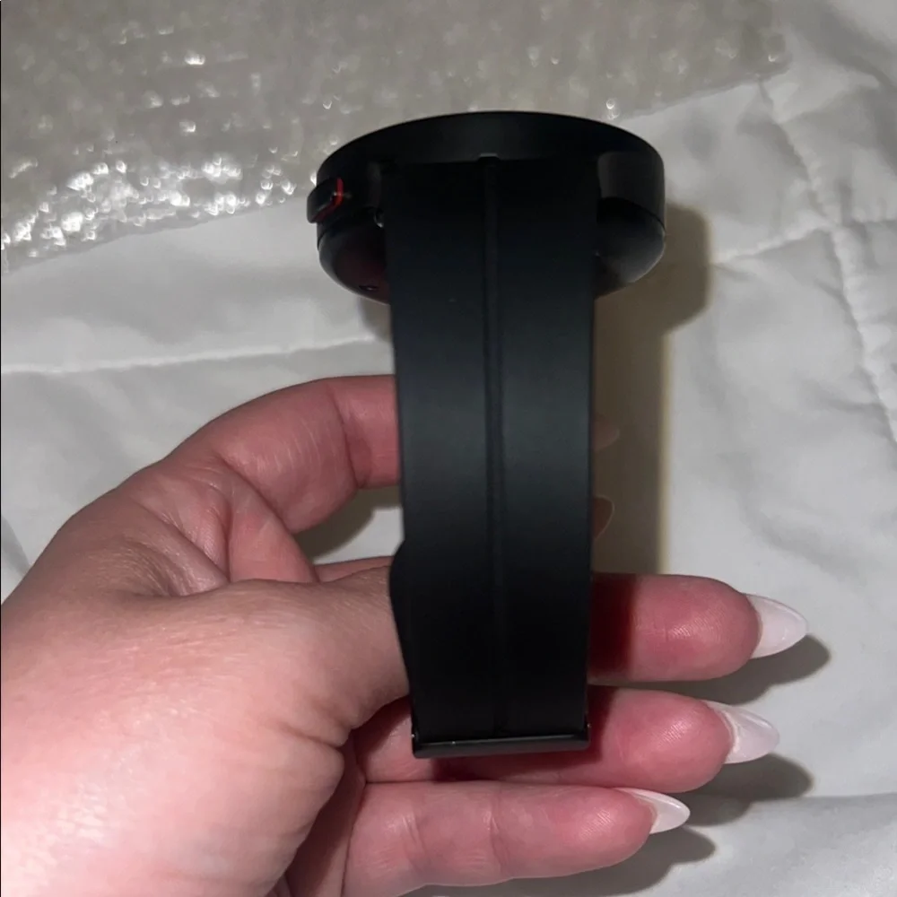 Samsung Galaxy 45MM Black Smartwatch with LTE and GPS with 20mm rubber strap